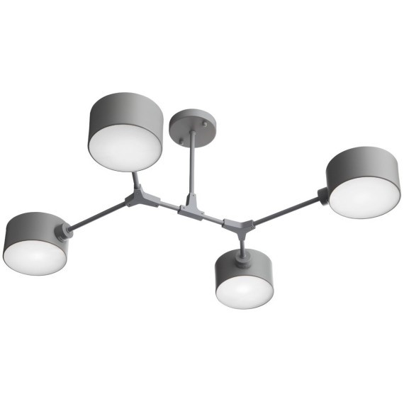 SLE183702-04 Светильник потолочный Серый/Серый E14 4*60W GIMENTO