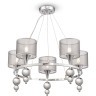 Люстра подвесная Freya FR5093PL-05CH Lauren под лампы 5xE14 40W