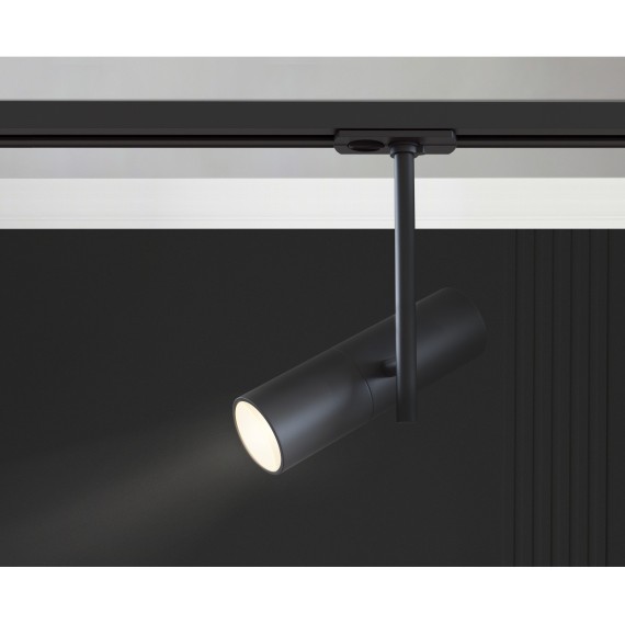 Однофазный двужильный трековый светильник Maytoni Unity TR005-1-GU10-B Elti под сменную лампу GU10