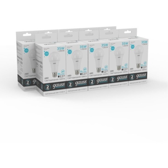 70225 Светодиодная лампа Gauss A67 35W 2740Lm 4100K E27 