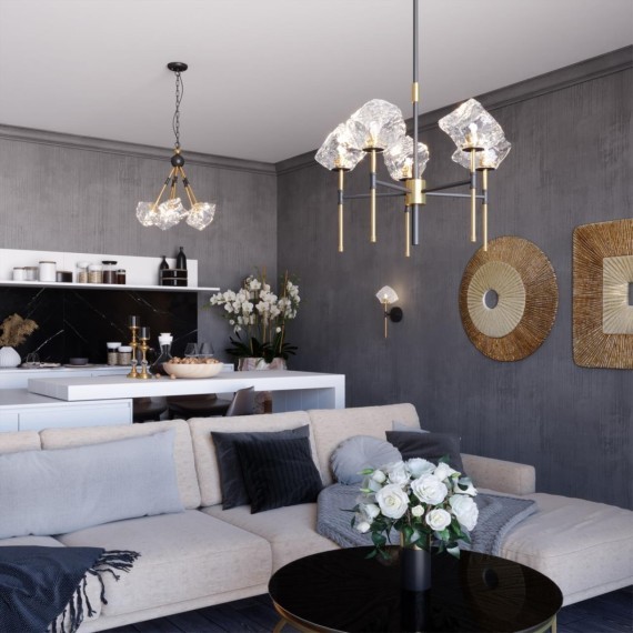 Подвесной светильник с 1 плафоном Odeon Light 4789/1 STONO под лампу 1xG9 1*40W