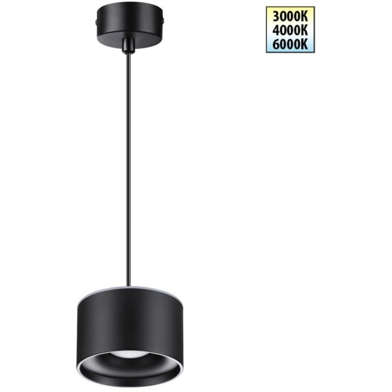 Подвесной светильник цилиндр Novotech 358968 Giro светодиодный LED 12W вниз + 3W вверхW