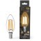 103801113 Лампа Gauss Filament Свеча 13W 1100lm 2700К Е14 LED 1/10/50