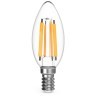 103801113 Лампа Gauss Filament Свеча 13W 1100lm 2700К Е14 LED 1/10/50