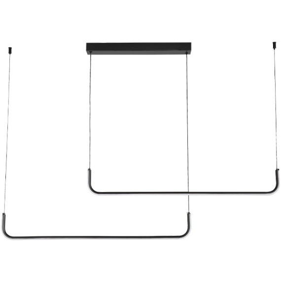 Светильник подвесной Crystal Lux SUAVE SP35W LED L1200 BLACK