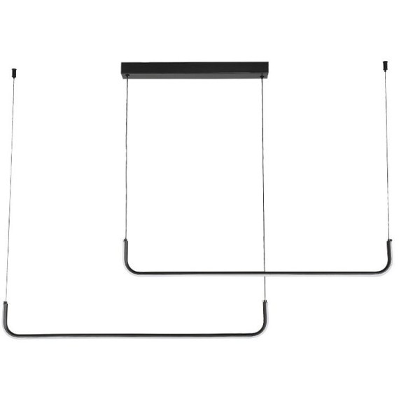 Светильник подвесной Crystal Lux SUAVE SP35W LED L1200 BLACK