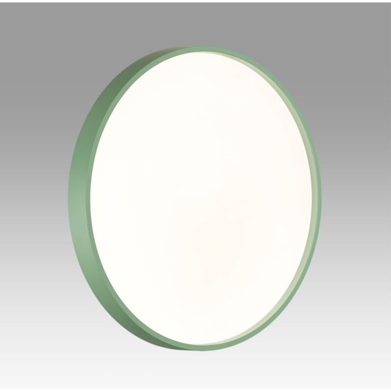 7743/DL COLOR SN Светильник светодиодный потолочный пластик/белый/зеленый LED 48Вт 3000-6000К D380 IP43 пульт ДУ MAVIC