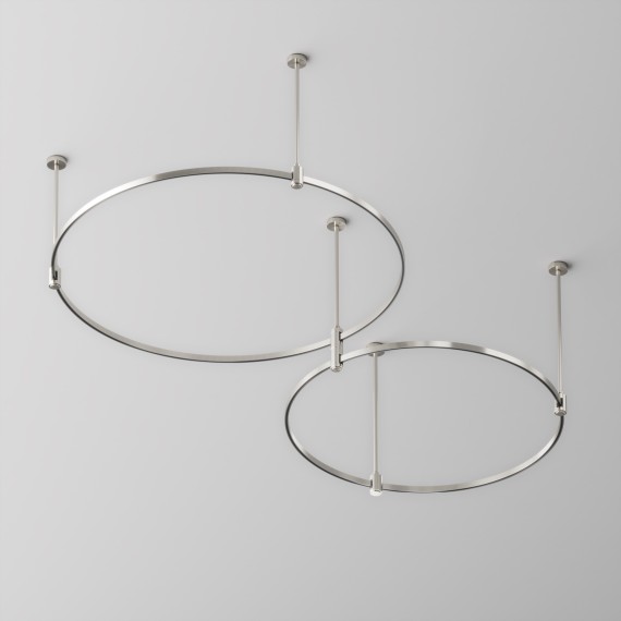 Шинопровод магнитный накладной/подвесной Maytoni Flarity TRX154-R-D800-PT