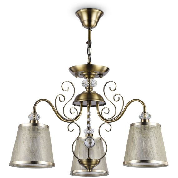 Люстра потолочная Freya FR2405-PL-03-BZ Driana под лампы 3xE14 40W