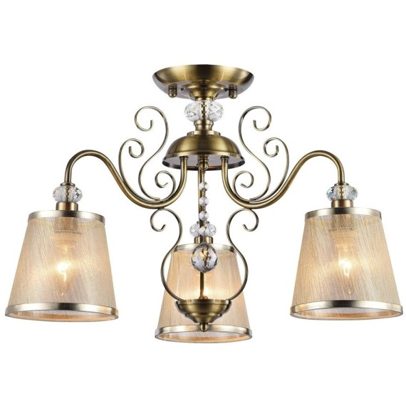 Люстра потолочная Freya FR2405-PL-03-BZ Driana под лампы 3xE14 40W