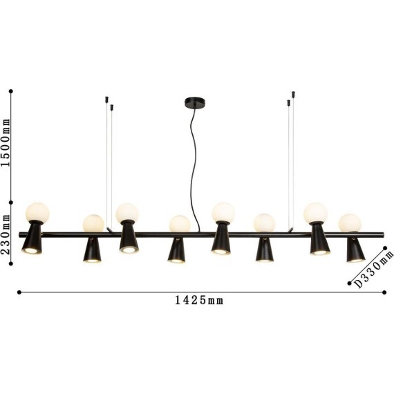 Подвесной светильник Gnomes 4095-8P