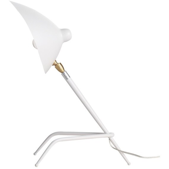 SL305.504.01 Прикроватная лампа ST-Luce Белый/Белый E27 1*60W SPRUZZO