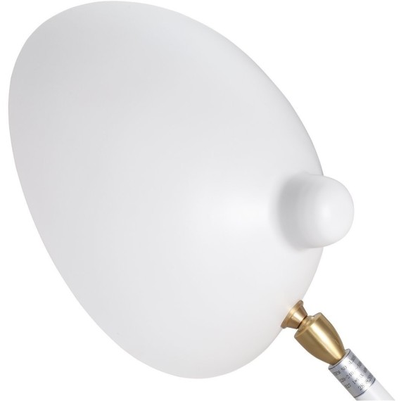 SL305.504.01 Прикроватная лампа ST-Luce Белый/Белый E27 1*60W SPRUZZO