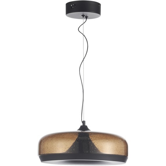 SL6014.603.01 Светильник подвесной ST-Luce Черный/Коричневый, с пузырьками LED 1*42W 3000K RIPPLE