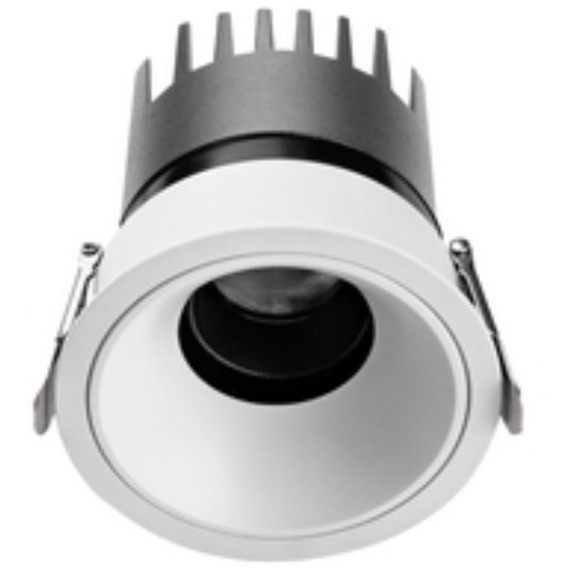 4788-1C Встраиваемый влагозащищенный светодиодный светильник с доп. рамкой под штукатурку, белый, 9Вт 450Лм 3000;4000;6000K CRI90+ 45° IP65