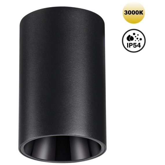 Светильник накладной влагозащищённый IP54 LED 10W 3000К 830Лм Novotech RECTE 359418