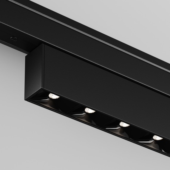 TR193-1-15W4K-M-B Ультратонкий трековый диммируемый по TRIAC 0/1-10V магнитный светодиодный светильник Maytoni Levity CRI90+ 4000К 650Лм 30° 15Вт