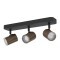 300589 CONSUMA 1 Спот с 3 лампами GU10, 15Вт, IP44, бронза/черный