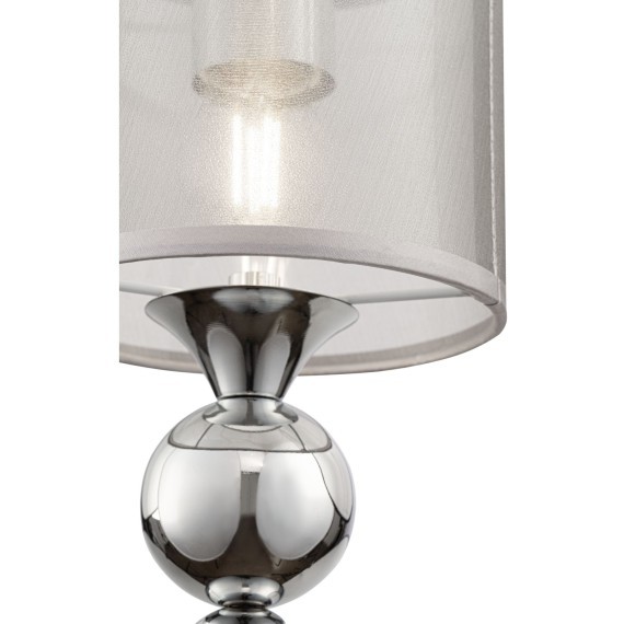 Подвесной светильник с 1 плафоном Freya FR5093PL-01CH Lauren под лампу 1xE27 40W