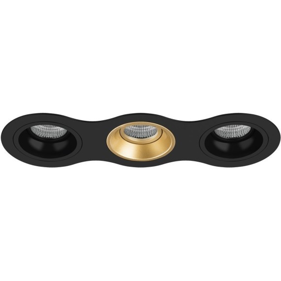 Встраиваемый светильник Lightstar D637070307 Domino под лампы 3xGU5.3 150W