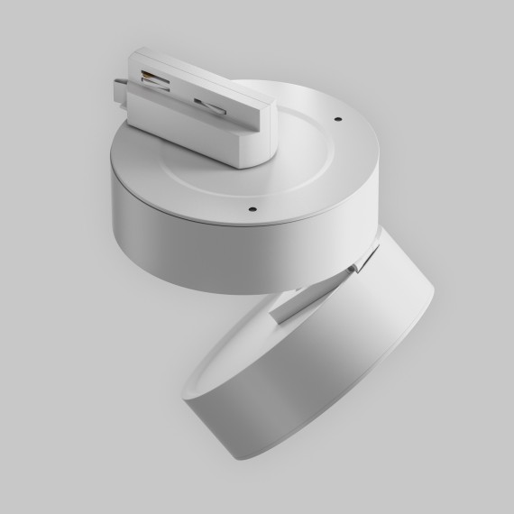 Однофазный двужильный светодиодный трековый светильник Maytoni Unity TR007-1-18W3K-W4K ONDA 4000К 1500Лм CRI80+ 120° 18Вт