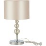 SLE105704-01 Прикроватная лампа Хром/Светло-бежевый E14 1*40W RAMER