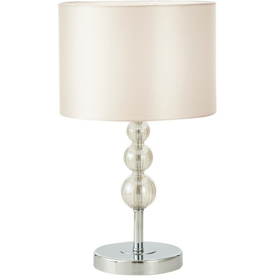 SLE105704-01 Прикроватная лампа Хром/Светло-бежевый E14 1*40W RAMER