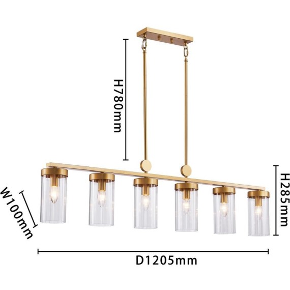 Подвесной светильник Radiales 3099-6U