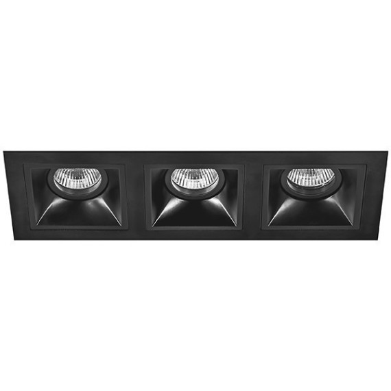 Встраиваемый светильник Lightstar D537070707 Domino под лампы 3xGU5.3 150W
