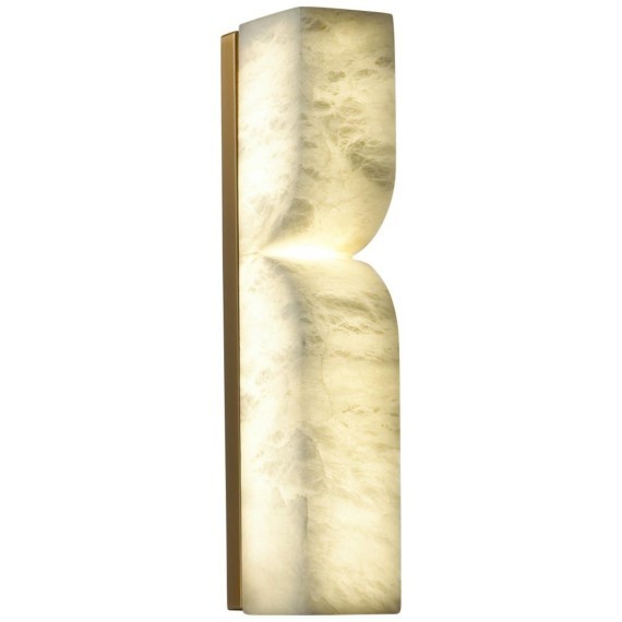 6685/10WL L-VISION ODL24 121 Настенный светильник латунь/металл/алебастр IP20 LED 10W 3000/4000 MARBELLA