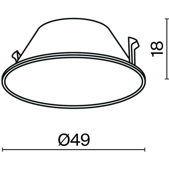 Комплектующие для светильника Technical Ring057-7-MG