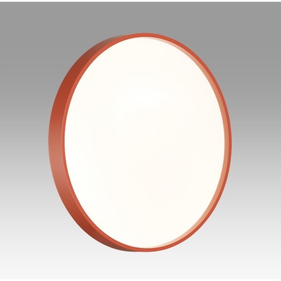 7744/DL COLOR SN Светильник светодиодный потолочный пластик/белый/красный LED 48Вт 3000-6000К D380 IP43 пульт ДУ MAVIC