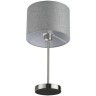 8251/1T MODERNI LN25 000  никель/серый, металл/текстиль Настольная лампа Е27 60W 220V NIKKI