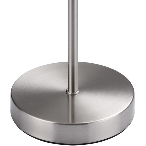 8251/1T MODERNI LN25 000  никель/серый, металл/текстиль Настольная лампа Е27 60W 220V NIKKI