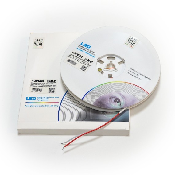 Лента светодиодная 5mm 24V 10W/m 120leds/M Lightstar Lightstar 420563