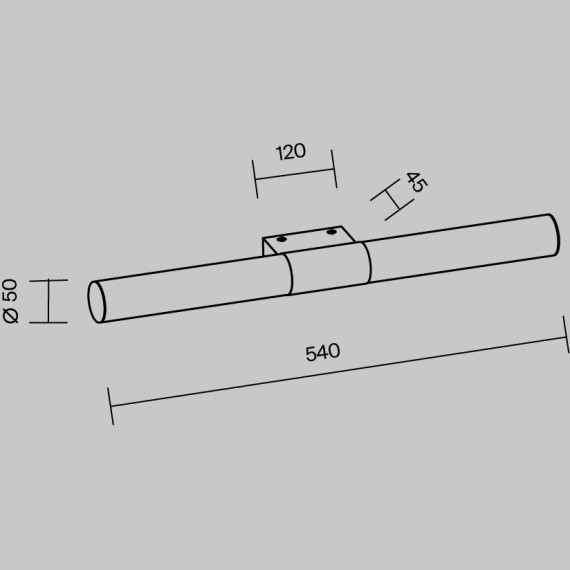 Подсветка для зеркал и картин Maytoni MIR001WL-L12CH Aurelio IP44 LED 12W