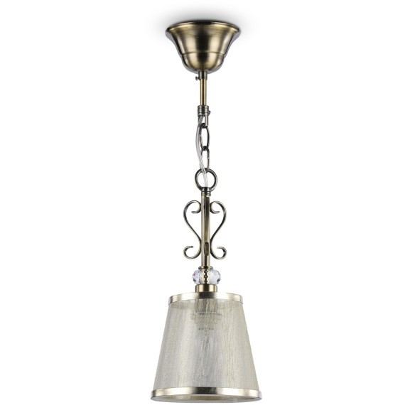 Подвесной светильник с 1 плафоном Freya FR2405-PL-01-BZ Driana под лампу 1xE14 40W