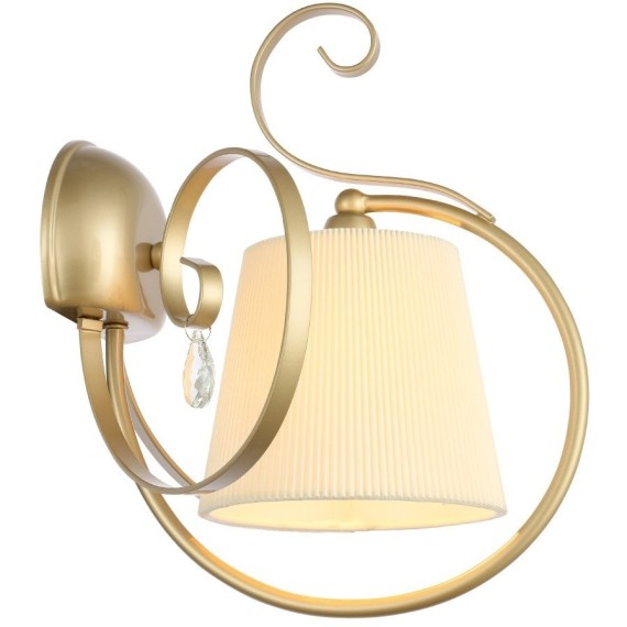 SL177.201.01 Светильник настенный Золотистый/Белый E14 1*40W AZZURRO