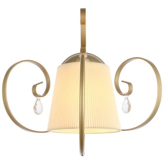 SL177.201.01 Светильник настенный Золотистый/Белый E14 1*40W AZZURRO