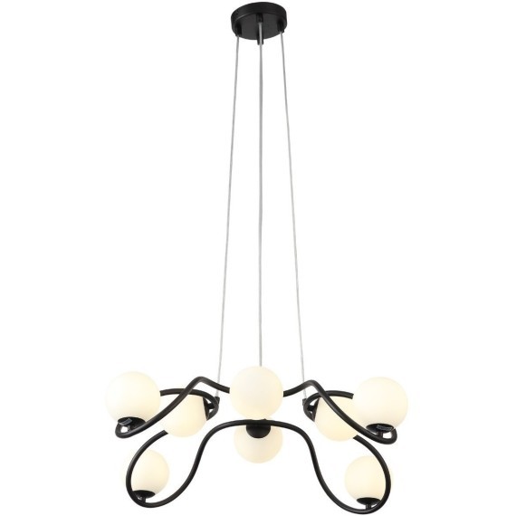 SL1502.403.08 Светильник подвесной ST-Luce Черный/Белый G9 8*5W LEGATEZZA