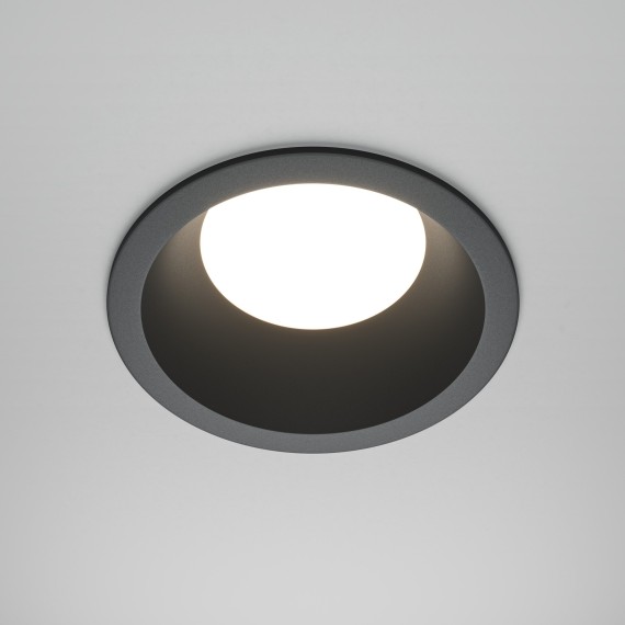 DL126-GX53-B Круглый черный встраиваемый влагозащищенный светильник под сменную лампу GX53 IP44 Maytoni Share