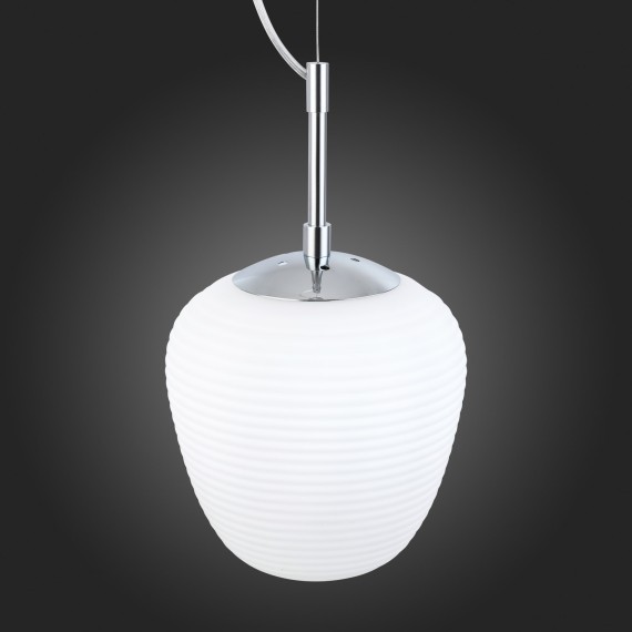 SL1168.103.01 Подвес ST-Luce Хром/Белый E27 1*40W CESARE