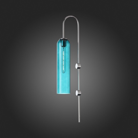 SL1145.181.01 Светильник настенный ST-Luce хром/зеленый E27 1*60W CALLANA