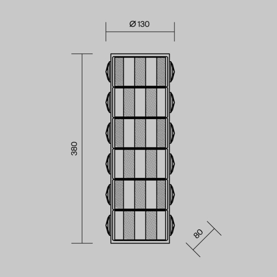 Настенный светильник (бра) Maytoni MOD336WL-L35G3K