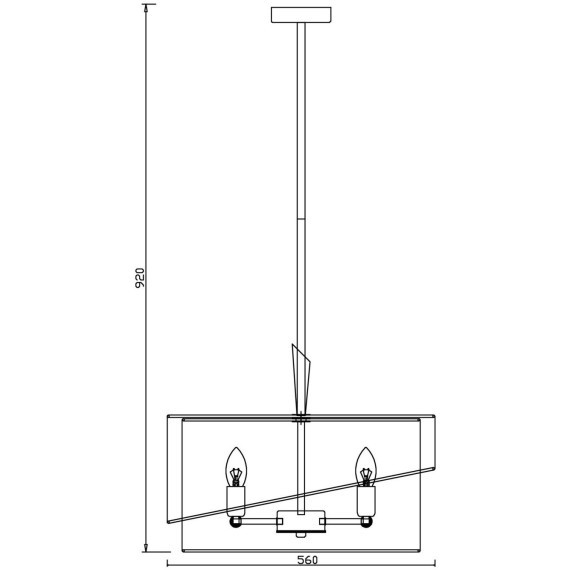 Подвесной светильник Freya FR5171PL-06BS Earth под лампы 6xE14 40W
