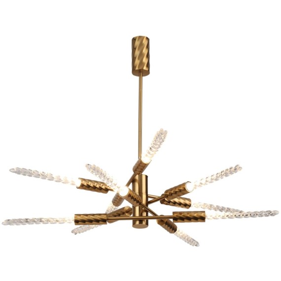 Люстра LED 28W (10*2.8W) 3000K 1260Лм Odeon Light KOLOS 5449/28L