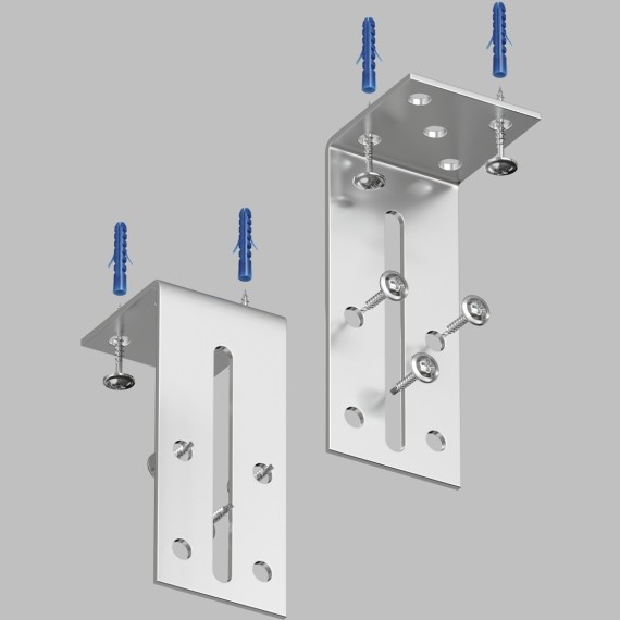 Комплект из 2 монт. планок для шинопроводов в натяжные потолки TR3045-AL