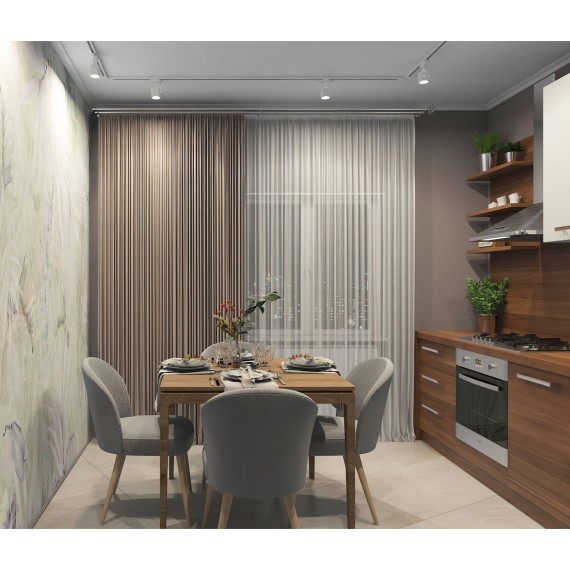 3м белый однофазный двужильный накладной шинопровод Denkirs TR1003-WH/1