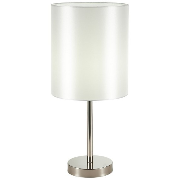 SLE107304-01 Прикроватная лампа Никель/Белый E14 1*40W NOIA