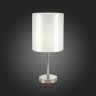 SLE107304-01 Прикроватная лампа Никель/Белый E14 1*40W NOIA